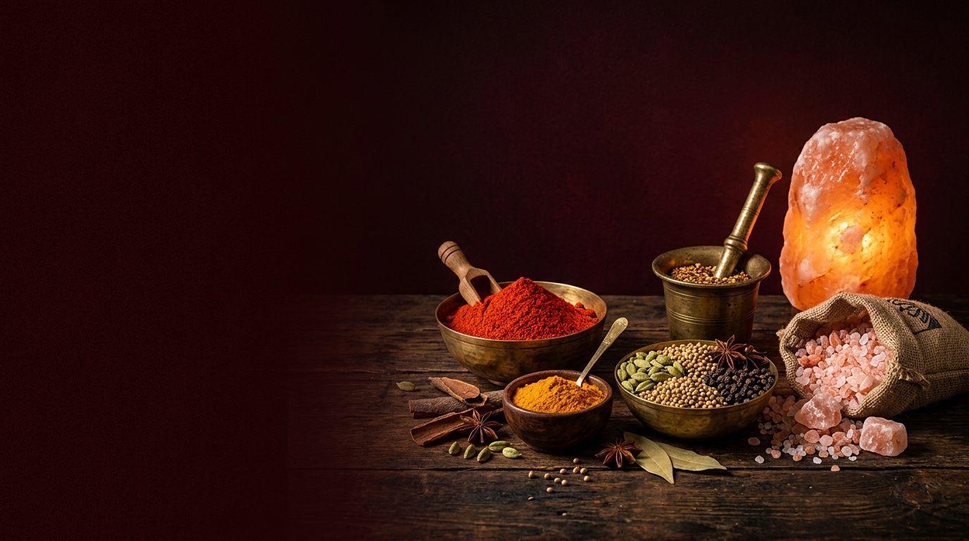 Pure Pakistani Ground & Whole Spices with Himalayan Pink Rock Salt
